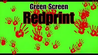 Red Horror Redprint Green Screen - Unleash the Terror with Striking Overlay Effects 