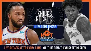 Knicks Vs Rockets Live Postgame
