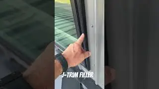 J-trim Filler. Finish out your window and door j- trim on your Barndominium or shop with this tip.