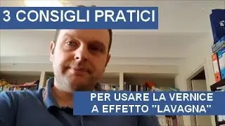 Come usare la vernice effetto "lavagna"
