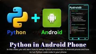 Run Python Code in Android Phone | Python Coding by Android Phone