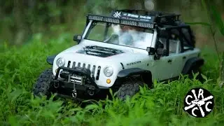 Testing RC4WD Warn Winch On Axial SCX10 Jeep C/R Edition