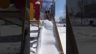 Покатушки с горки . ТАЙПАН 2 месяца 10 дней...💪🔥