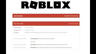 [HOW TO FIX] ROBLOX DOWN OCT 29 2021