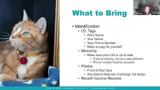 B&T Lecture: Traveling with Pets