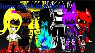 Sonic stuck in a room with Fnaf 1 for 24 hours//FNAF