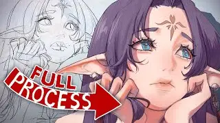 How I draw faces | step by step tutorial