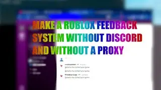 Roblox How To Make a Webhook WITHOUT Proxy and Discord!