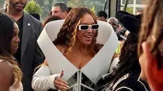 Beyoncé attend the Pre-Grammy party “Roc Nation Brunch