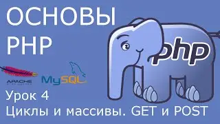 Основы PHP - урок 4. Циклы и массивы. GET и POST.