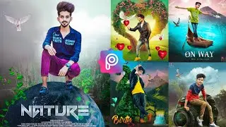 Creative Nature Concept | PicsArt Hindi Tutorial | Viral Earth Nature Effect Photo Editing | RTWORLD