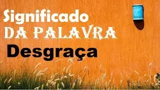Significado da palavra  Desgraça