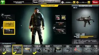 Weapon guide in dead trigger 2 Scorpion EVO