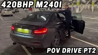 CHRIS IS BACK IN HIS STAGE 1 **420 BHP M240I** POV DRIVE PART 2