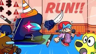 RUN FROM IMPOSTOR V4!! Friday Night Funkin MORE LEAKS & IMPOSTORS... FNF Mods 131