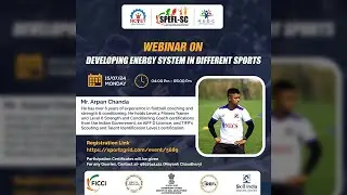 Webinar on: Developing Energy Systems in Different Sports