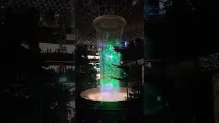 5th Anniversary Lightshow inside of the Jewel at Singapore Changi Airport #shorts #amazing #stunning