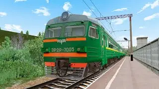 Электричка ЭР2Р-7005|Гидрошахта-Новокузнецк|RTS