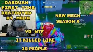 DAEQUAN FINALLY RETURNS BACK AND GETS DESTROYED BY MECH FORTNITE