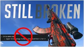 AMAX NERF's do ABSOLUTELY nothing. STILL BROKEN. (Cold war Warzone).