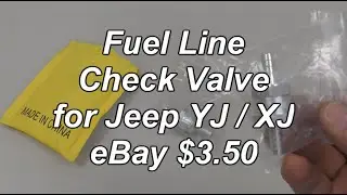 Fuel Line Check Valve for Jeep YJ/XJ