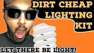 Cheap Umbrella lights (My Ebay 3 point lighting review)