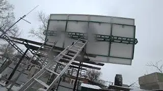 ОБЗОР ПОСТРОЙКИ СОЛНЕЧНОЙ ЭЛЕКТРОСТАНЦИИ, И ПЕРВЫЙ СНЕГ В КОНЦЕ ЗИМЫ.