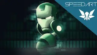 Speedart 18# - Geometry Dash Robot - Supergato