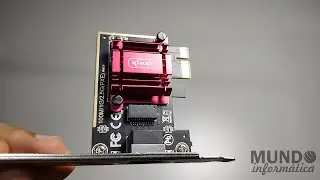 Placa Rede 2.5Gbps PCI-e Knup KP-PL907 (unboxing e instalação no PC)