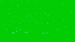 Rain Efx / 2D EFFECTS / Green Screen / For your YouTube Channel / Free Download / 2d Animation