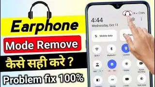 How to Remove Headphone symbol Earphone Mode Ko Kaise Hataye Earphone Mode Off Remove Headphone Mode
