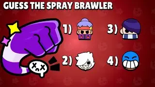 GUESS THE BRAWLER SPRAY #3 | Brawl Stars Quiz