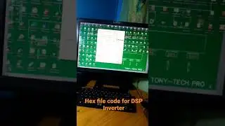 Programming/burning of Hex code for DSP Inverter card