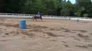 Ahmet and Peppy Barrel Race 1 IMG 0869
