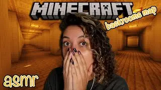 ASMR Minecraft | Backrooms Horror Adventure (sensitive whispers, background asmr)