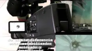 panasonic ag-hmc71 falla de estabilizador ois.