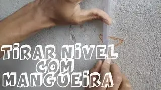 Como tirar nivel com mangueira de nivel - passo a passo