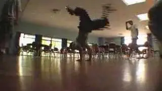 bboy akoz training from gravity control crew