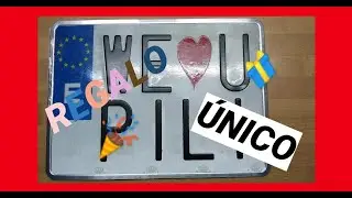 REGALO UNICO (PLACA DE MOTO)