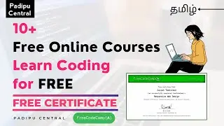 10+ Free Online Courses with Certificate | Learn Coding for FREE | Tamil