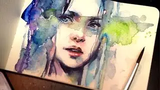 【WATERCOLOR PORTRAIT】The Premonition