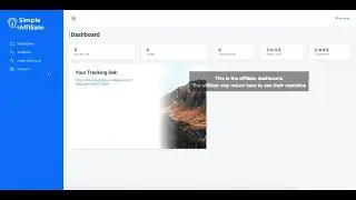 Simple Affiliate - Video Tutorial