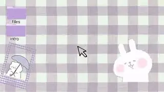 cute aesthetic (no text) free intro template || purple + cute