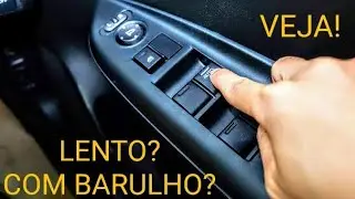 Como tirar barulho do vidro elétrico e deixar ele mais rápido! Qualquer carro!