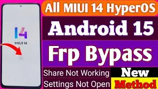 Redmi Note 10 Pro MIUI 14 Frp Bypass || Redmi MIUI 14 Frp Bypass SIM Not Working
