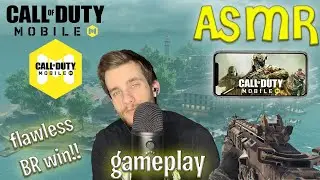 ASMR | Call of Duty Mobile Gameplay #2 Battle Royale Win! w/ Controller Sounds & Gum Chewing