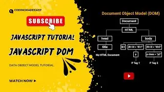 JavaScript DOM Tutorial | getElementByID | Document Object Model | JavaScript Full Tutorial 