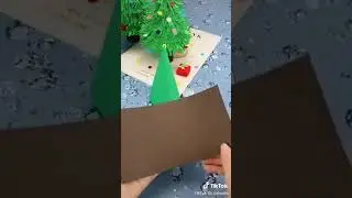 cara membuat pohon natal kecil ✝❤