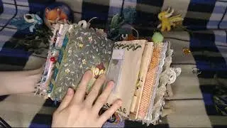ASMR АСМР листание страниц 📜 Вкладыши, кармашки,  секреты. Нежный шепот с ушка на ушко 💖 Шелест 💤