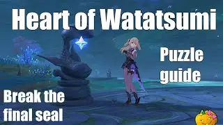 heart of watatsumi quest final puzzle fish statues - Genshin Impact Inazuma 2.1